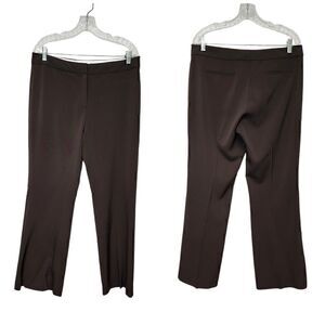 Tahari Wide Leg Business Dress Pants Size 12 Color Brown